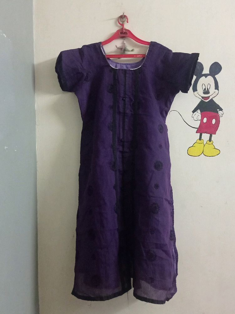 Purple Kurta