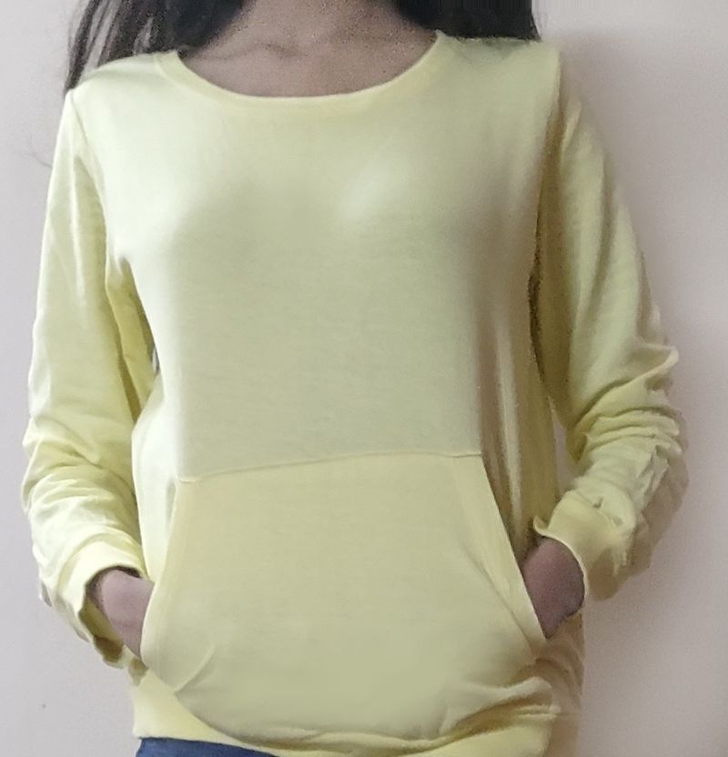 Lemon Yellow Sweatshirt