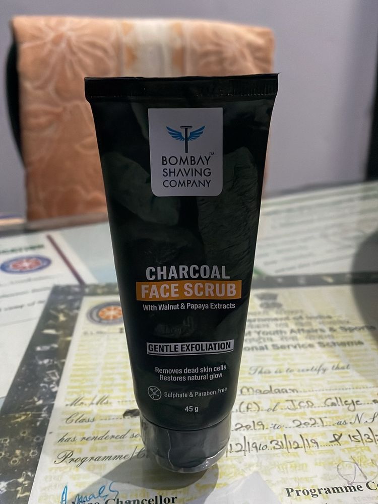 Bombay Shaving Company Charcoal Face Scrub