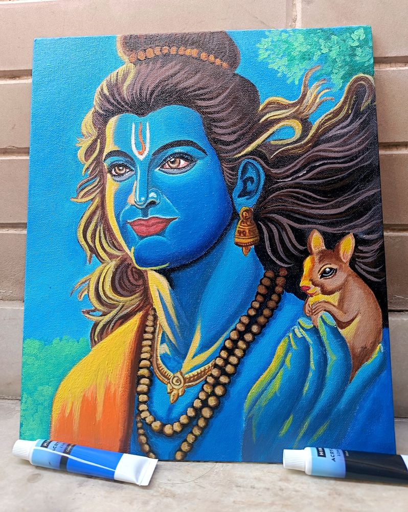 Shree Ram Canvas Painting