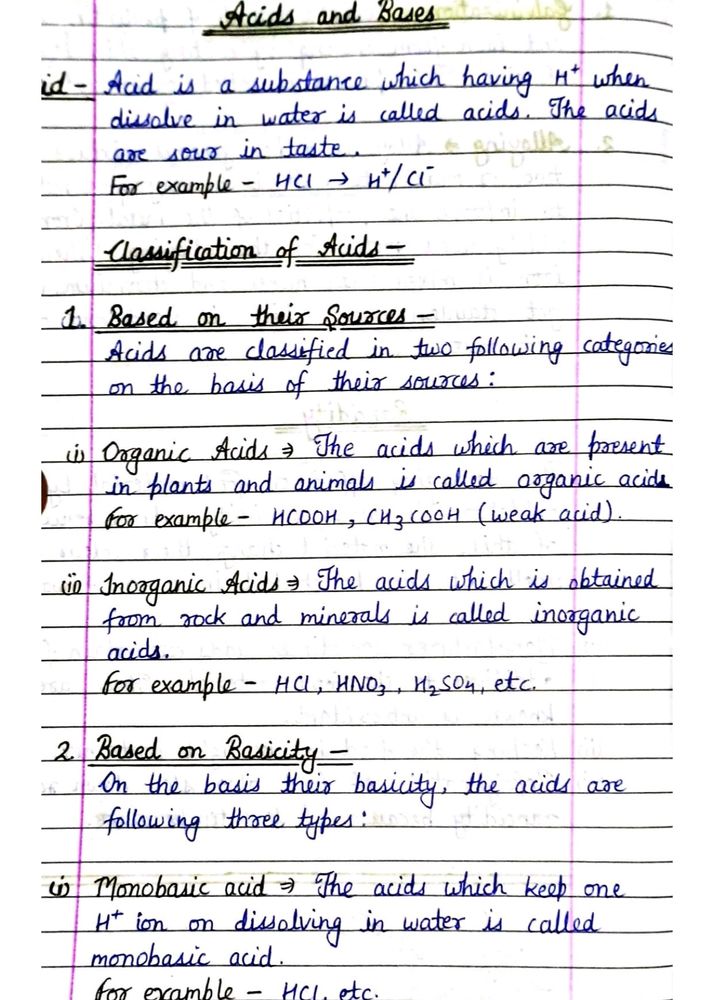 Class 10 Chemistry Notes CBSE NCERT