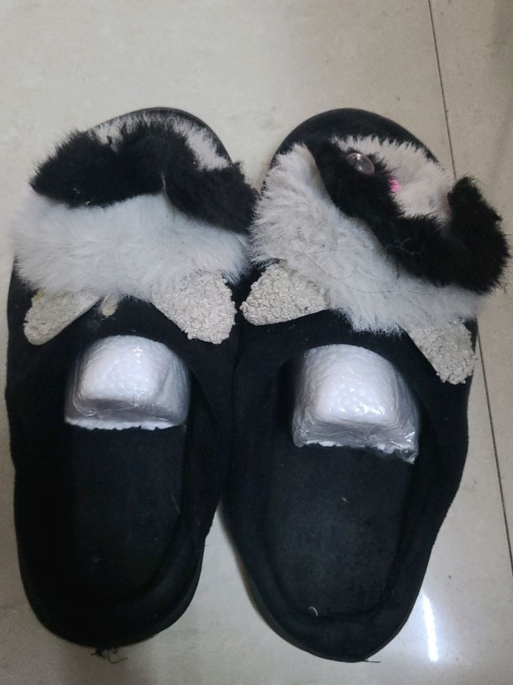 Used winter slipper