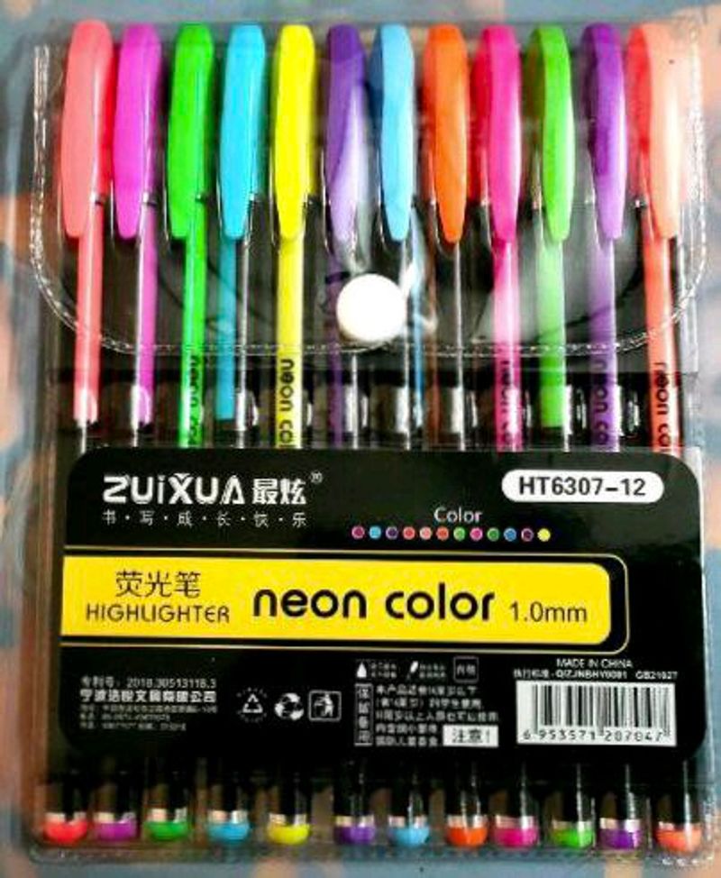 Neon Color Highlighter Pens