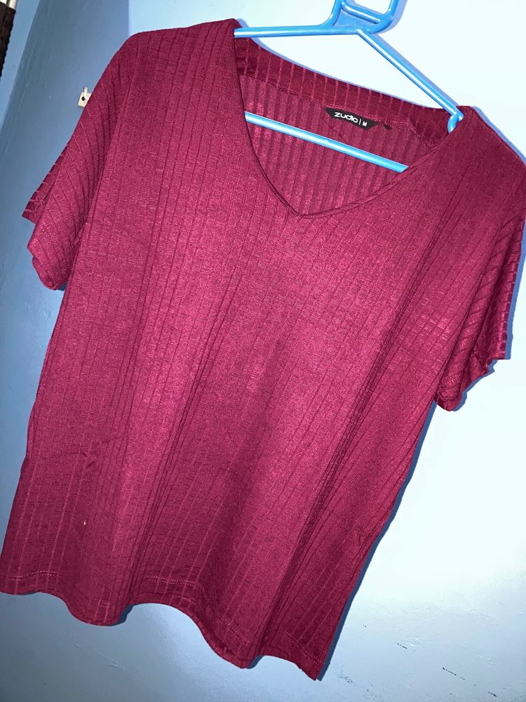 Wine Red Top Medium Size