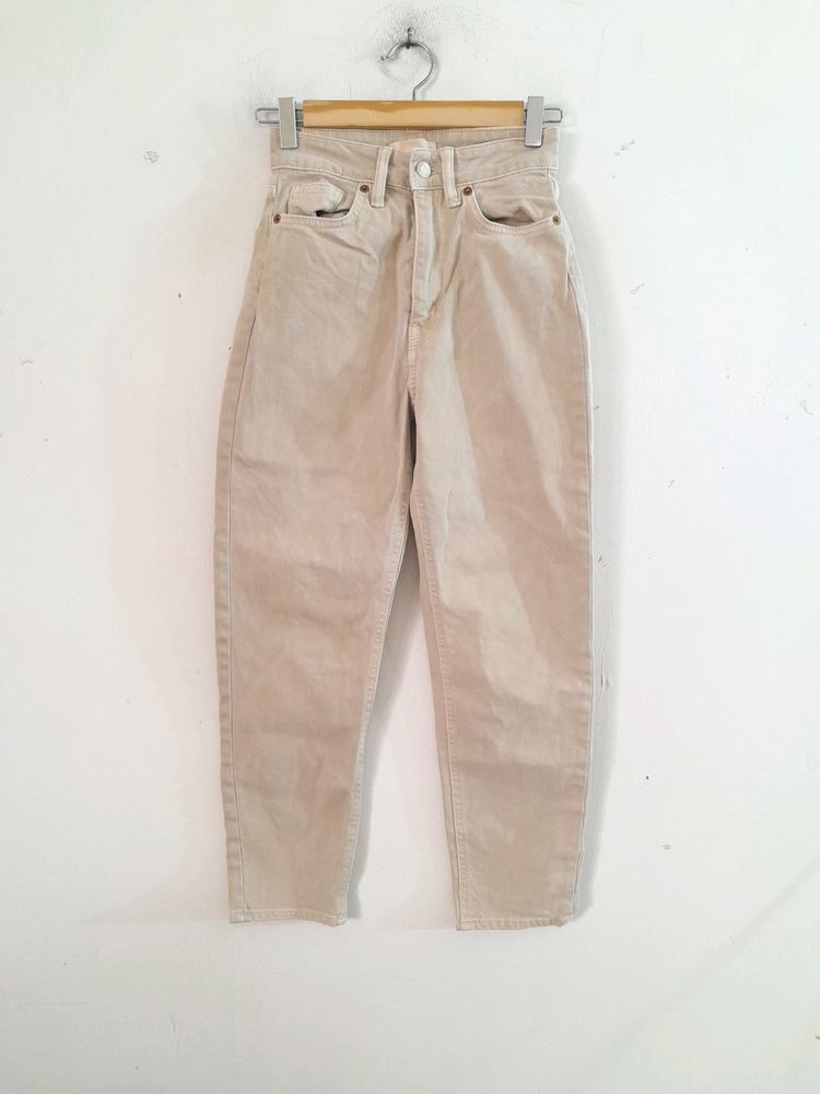 Beige Casual Jeans (Girl's)