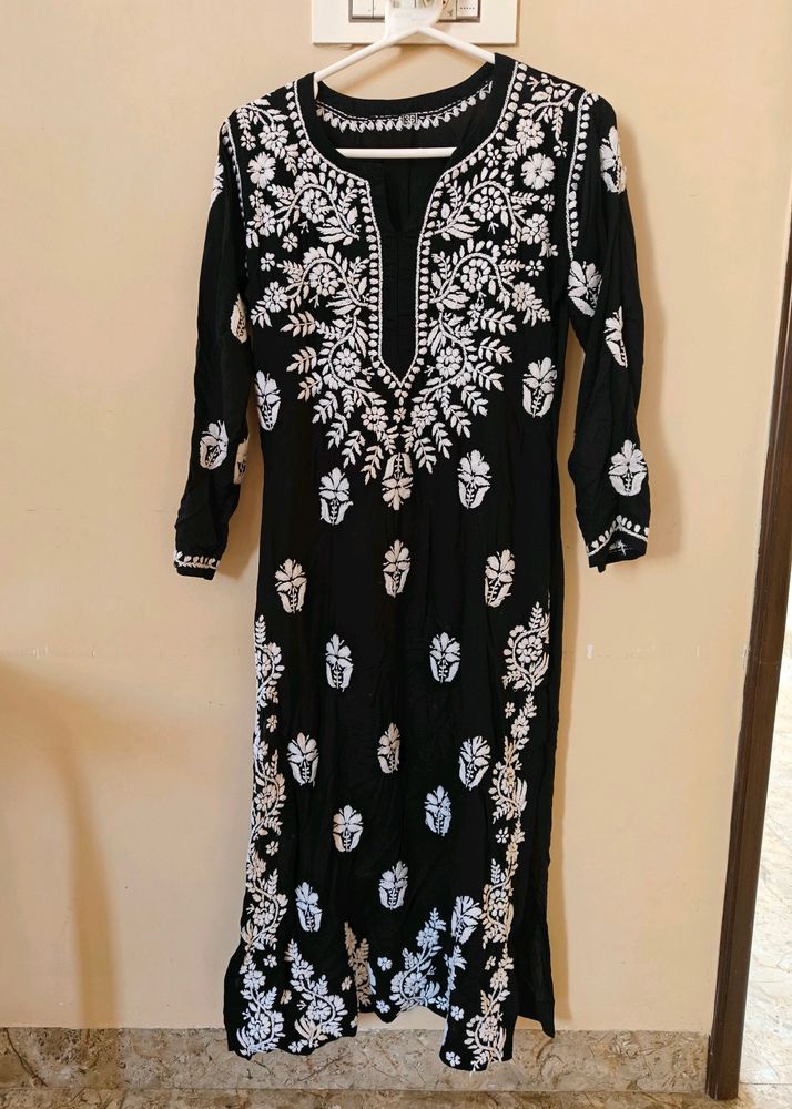 Chikankari Kurti And Palazzo