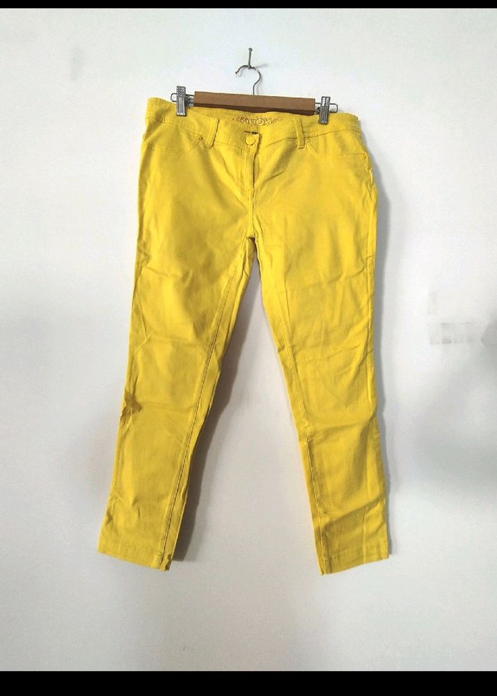 Bold Yellow Partywear Jeans