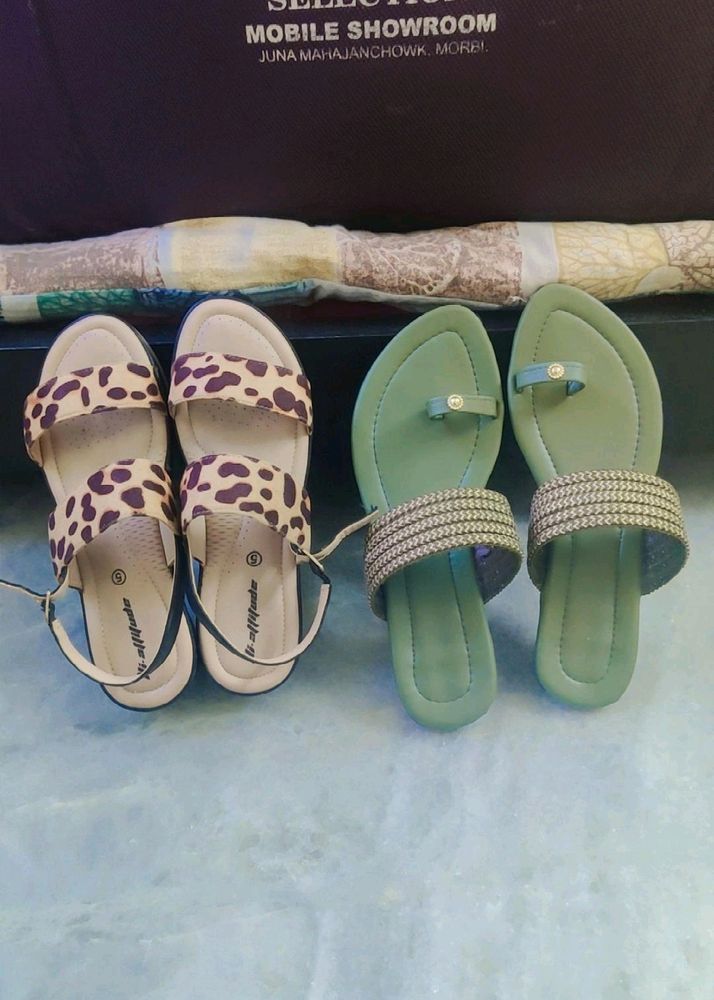 2 Pair Sandals