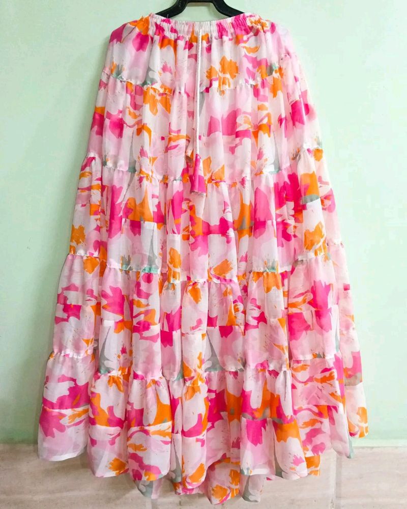 Floral Maxi Skirt