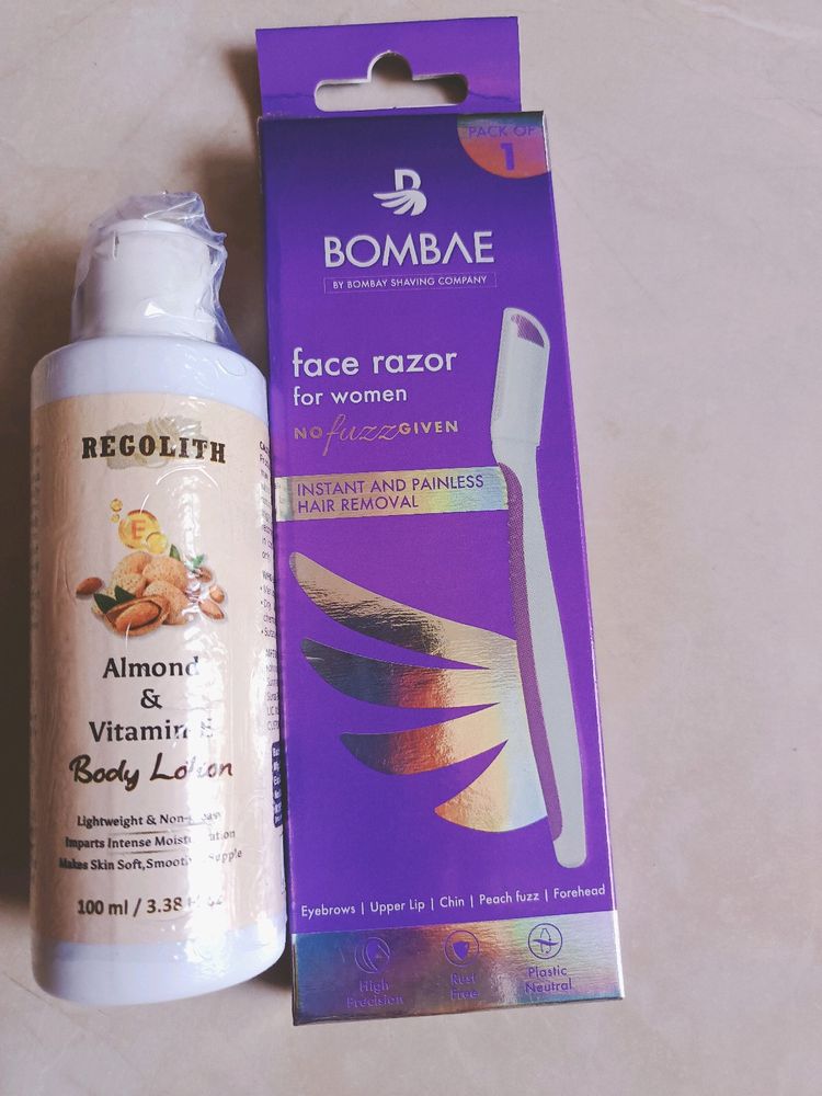 Recolith Vitamin E Body Lotion With Free Face Razo