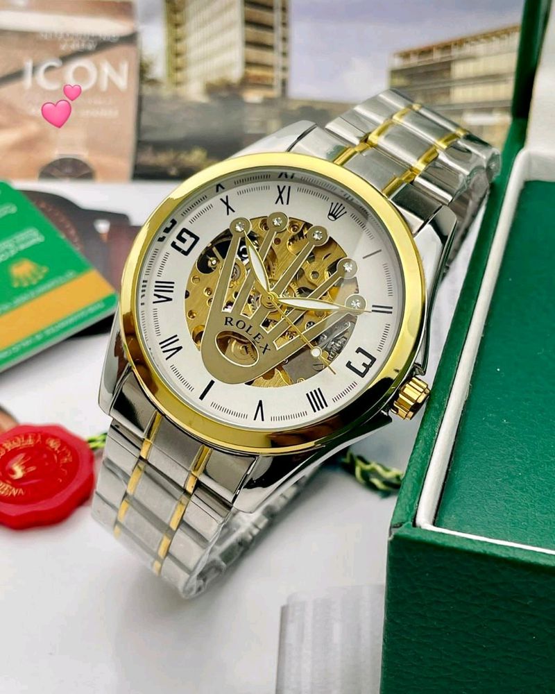 Rolex Branded Automatic Watch.. Luxury Watch Style