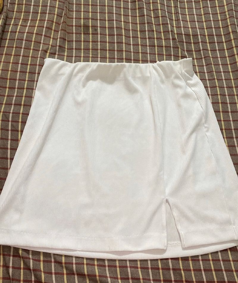 H&M White Skirt