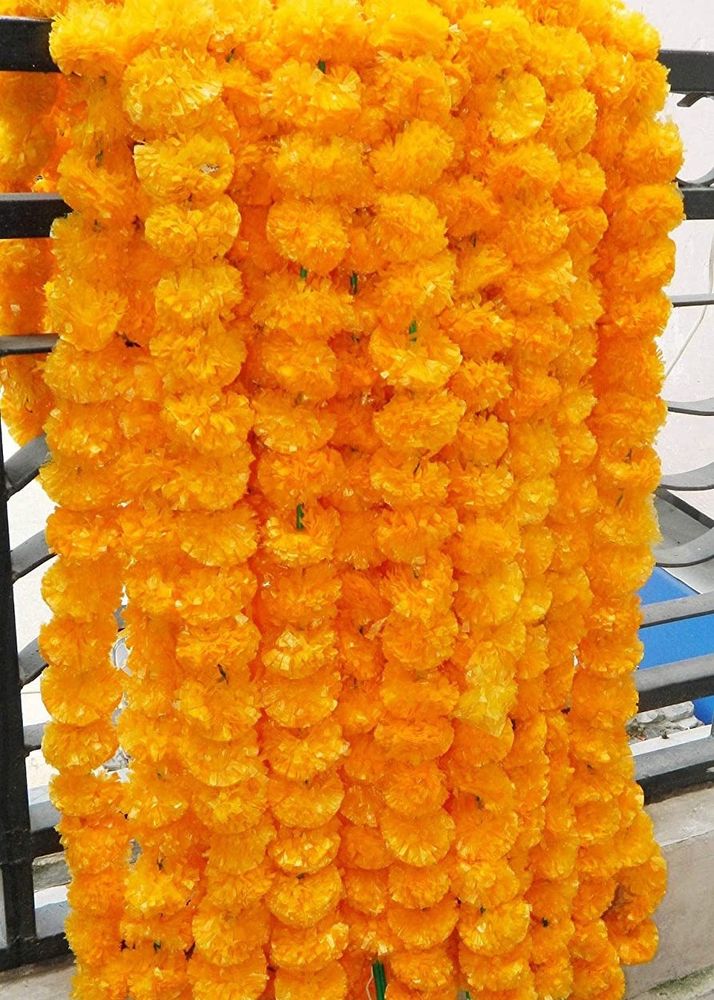 5 Pcs Strings Artificial Marigold Garlands