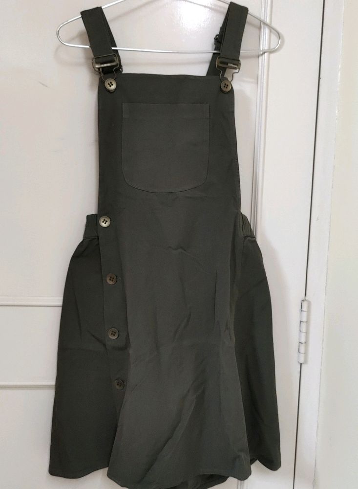 Backless Dungaree- pair With White Top