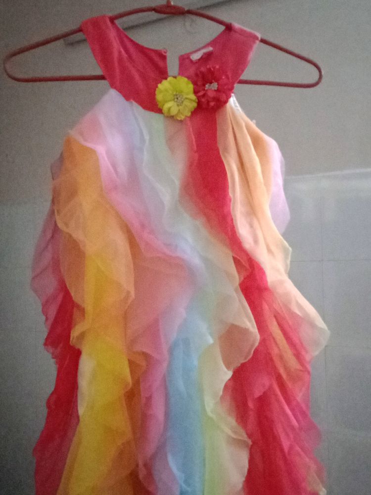 Rainbow Party Dress