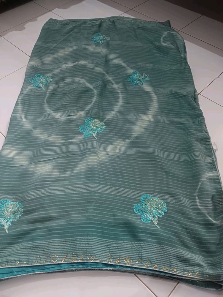 Daily Use Print With Worked Saree