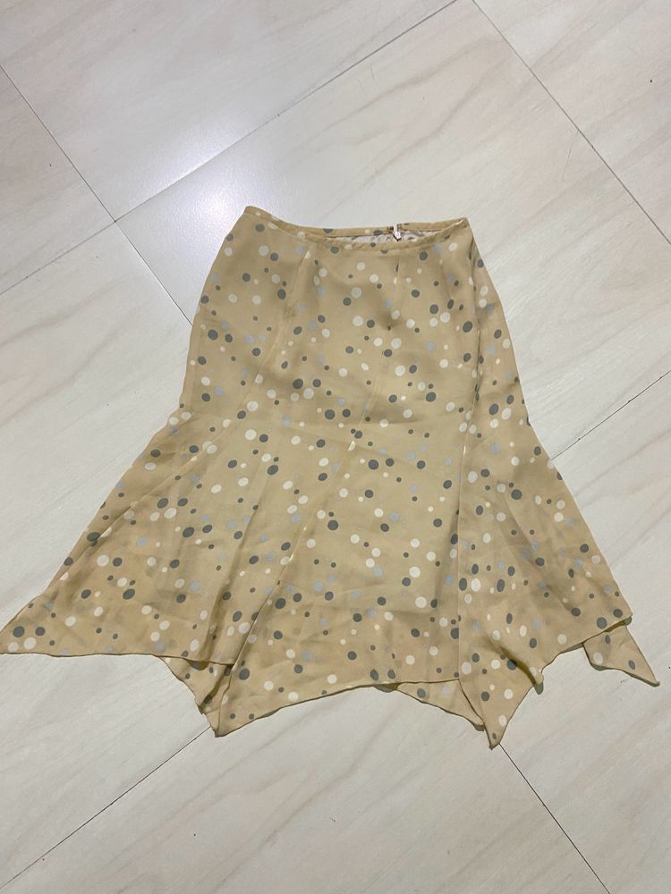 Polka Chiffon Skirt