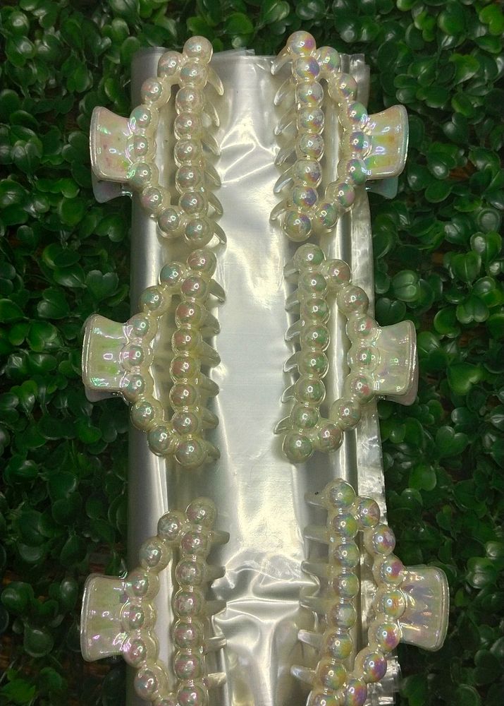 Korean Pearl Clips(pack Of 6)