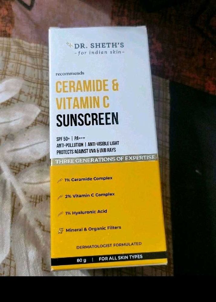 Dr Seth Vitamin C 80 G Sunscreen New Sealed Pack