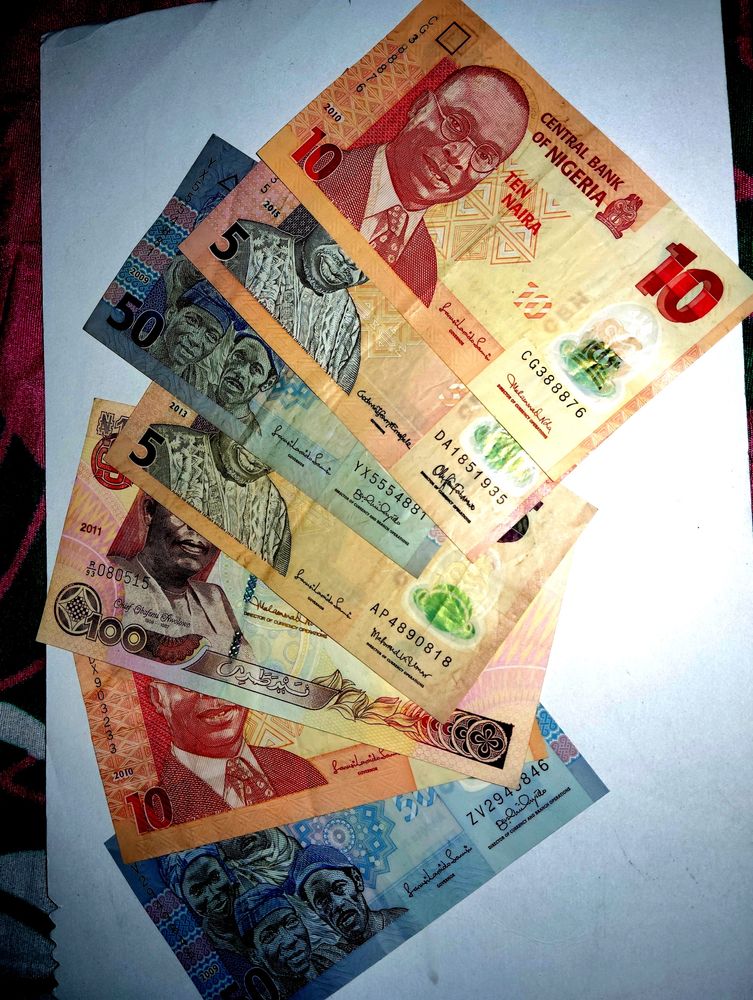 7 Nigerian Currency Assorted Sale