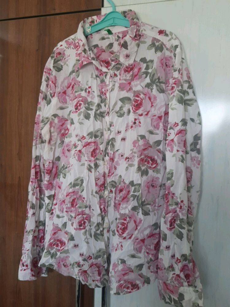 Floral UCB Shirt Available For Sale