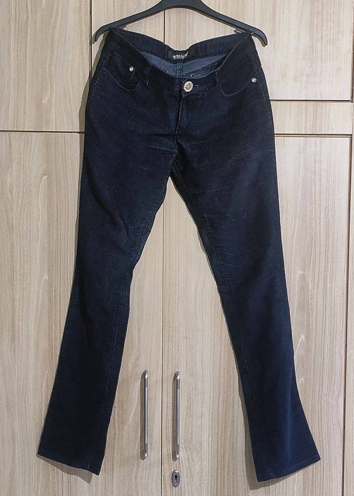 Black Cauterized Jeans