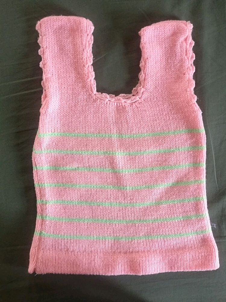 Cute Girl Crochet Top