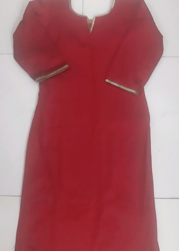 Festive Wear Rich Maroon Kurta