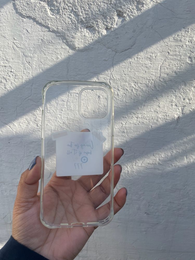 iPhone 12 Back Cover Clear