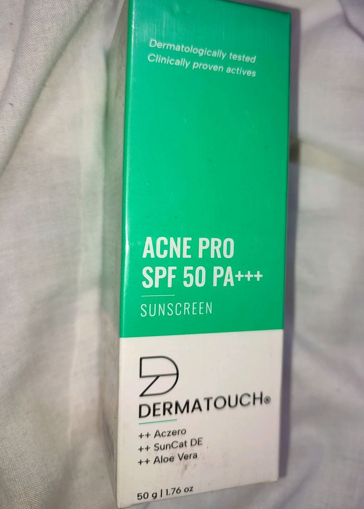 Dermatouch Acne Pro SPF 50 PA+++ Sunscreen