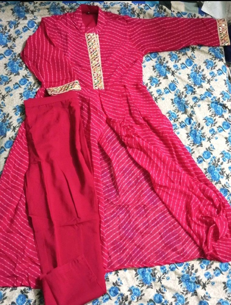 New/Unused A Line Cut Kurti With Pant