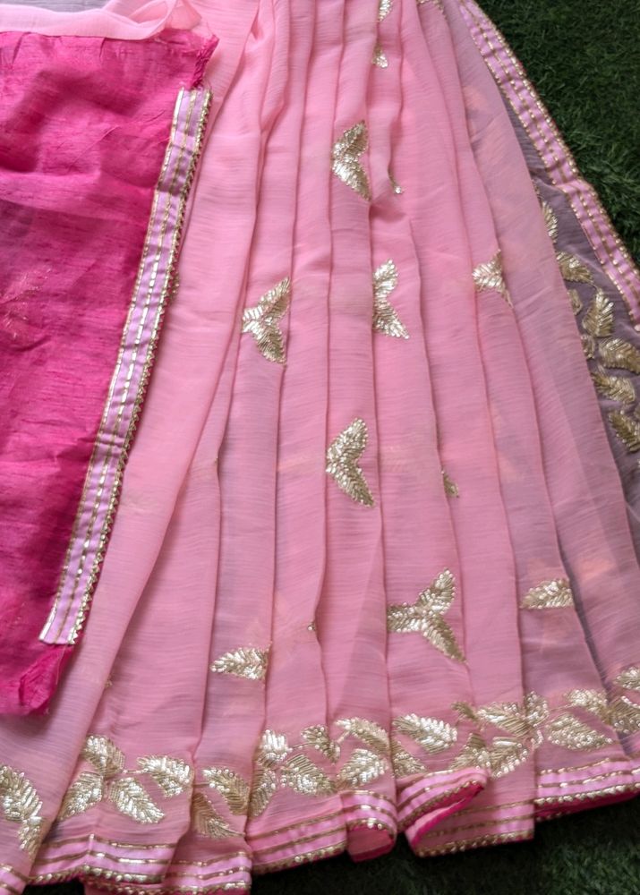 Jaipuri Gota Patti Work Saree New Branded