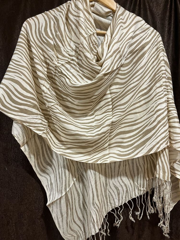 Beige Stole For Women