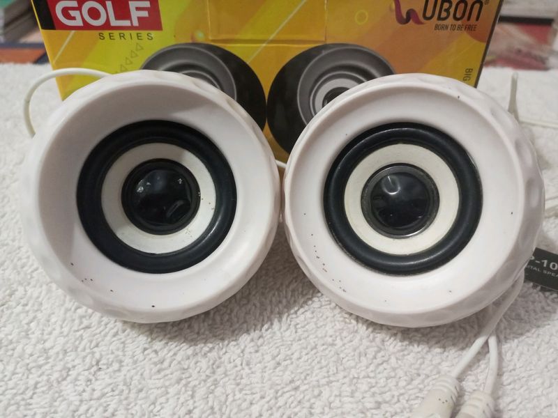 Ubon Speaker 4 Watt 2 Pcs White