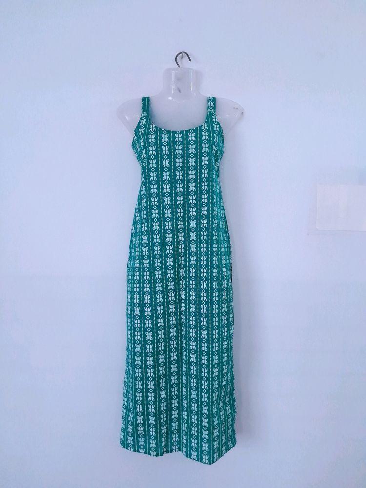 Mint Green Printed Kurta (Women's)