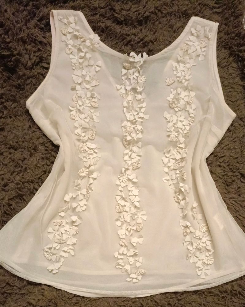 Floral Applique Top