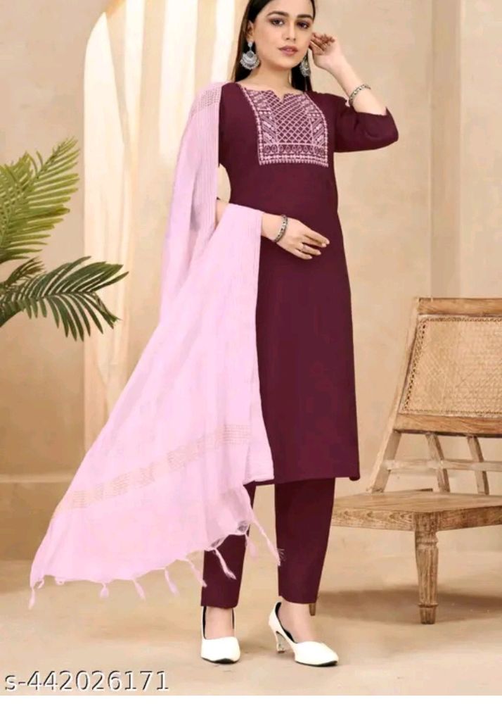 Kurta Pant Dupatta Set