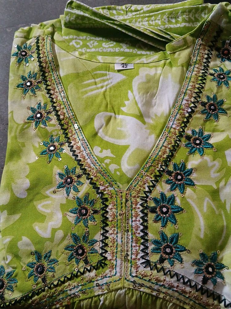 Cotton Anarkali Kurta