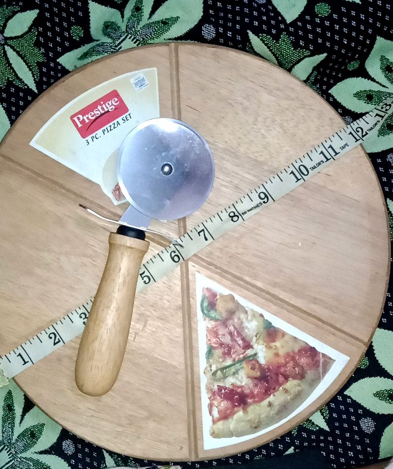 ❤️🍕PIZZA 🤤WOODEN BOARD & CUTTER