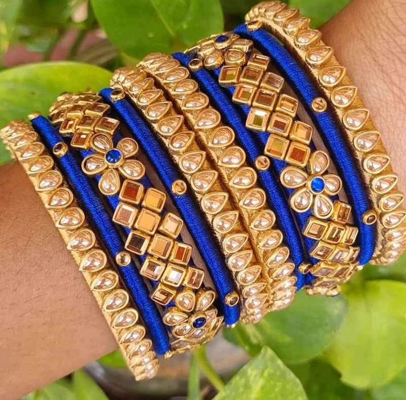 Diwali Offer.....Beautiful Silk thread Bangles