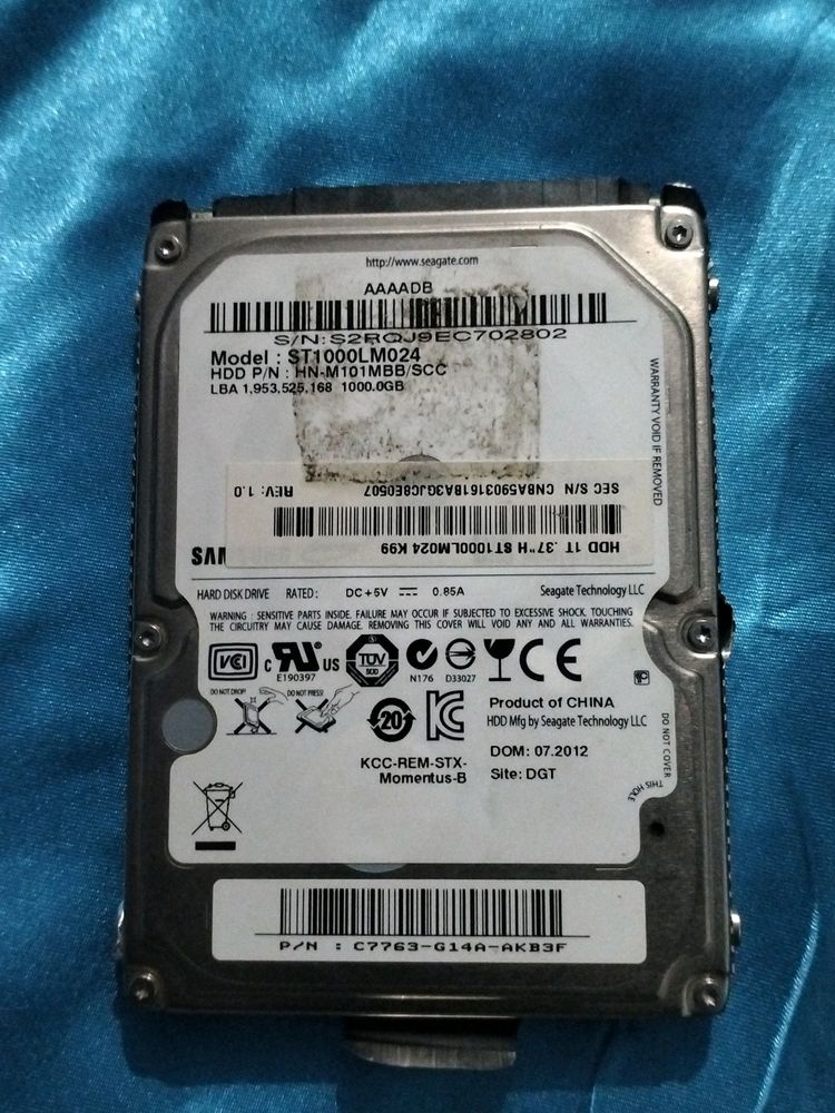 Samsung(Original) 1TB Laptop HDD