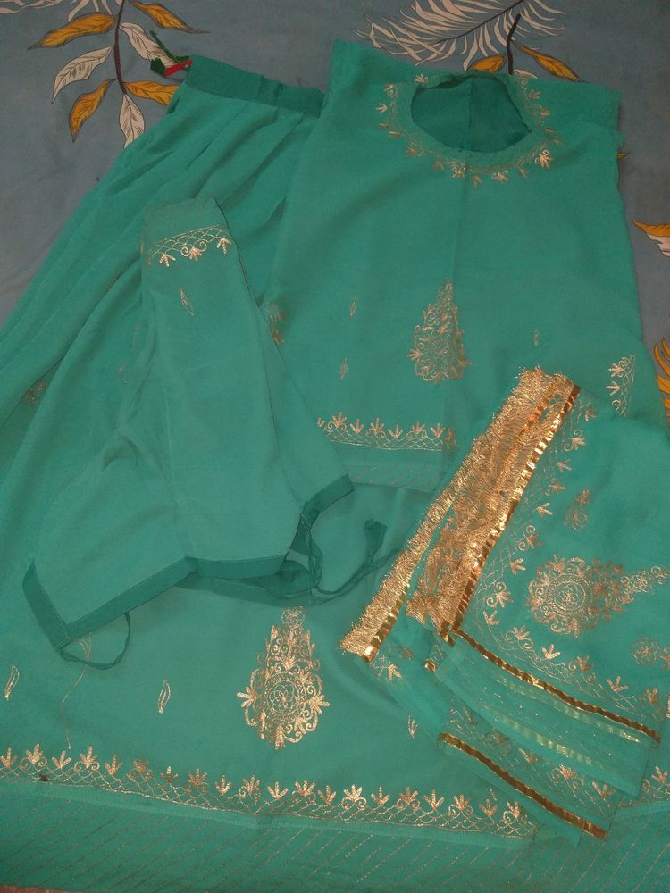 Sea Green Colour Dress For Sale