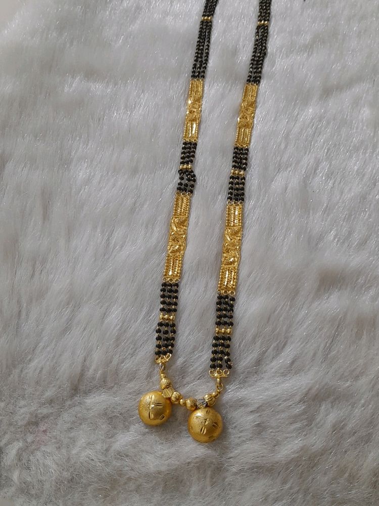 Gold Polish Mangalsutra