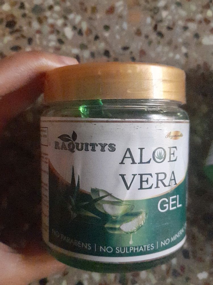 Aloe vera Gel With Brand Tag