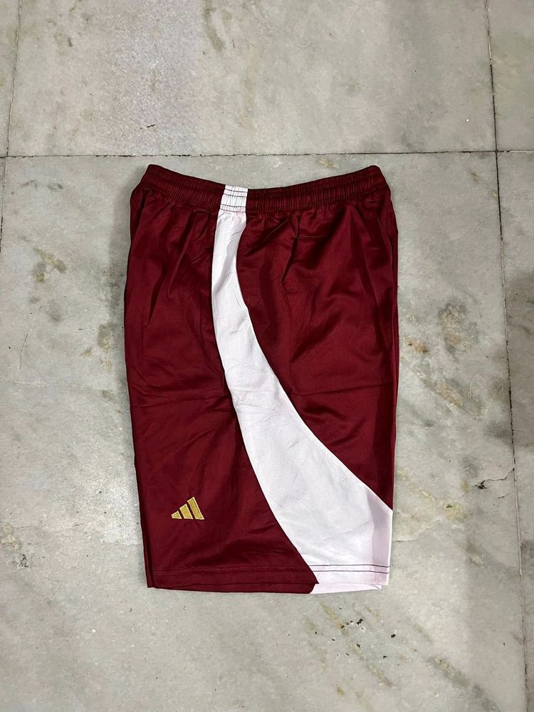 ADIDAS BELGIUM MAROON SHORTS