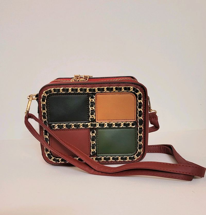 Box Style Mini Sling Bag