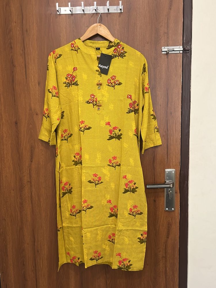 Yellow Kurta For Women