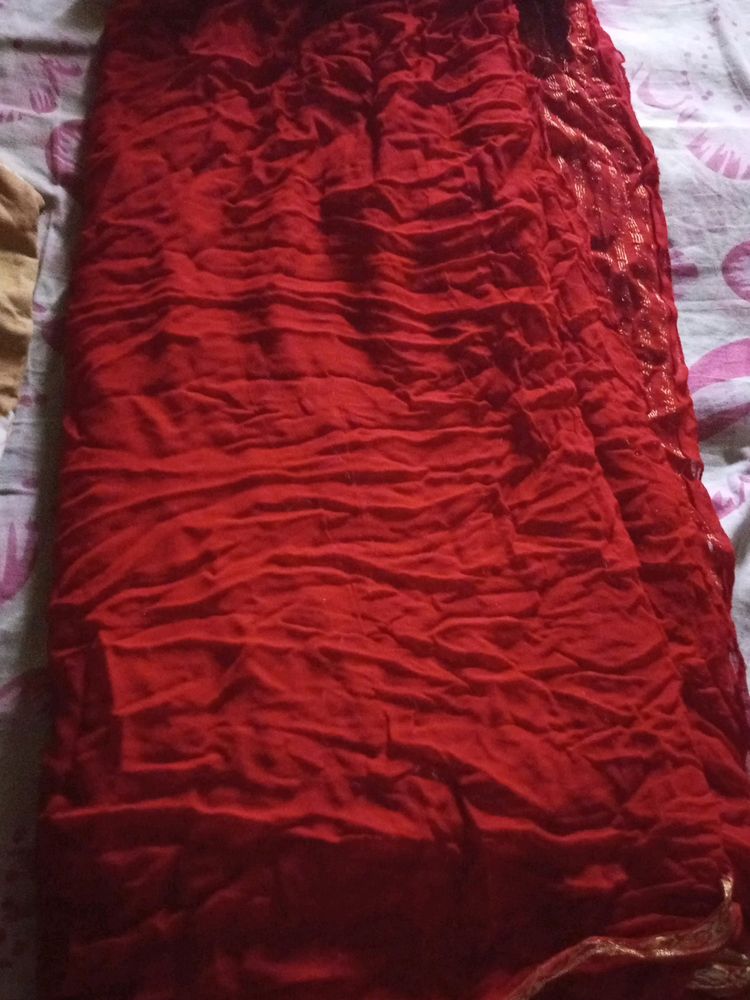 Red Saree