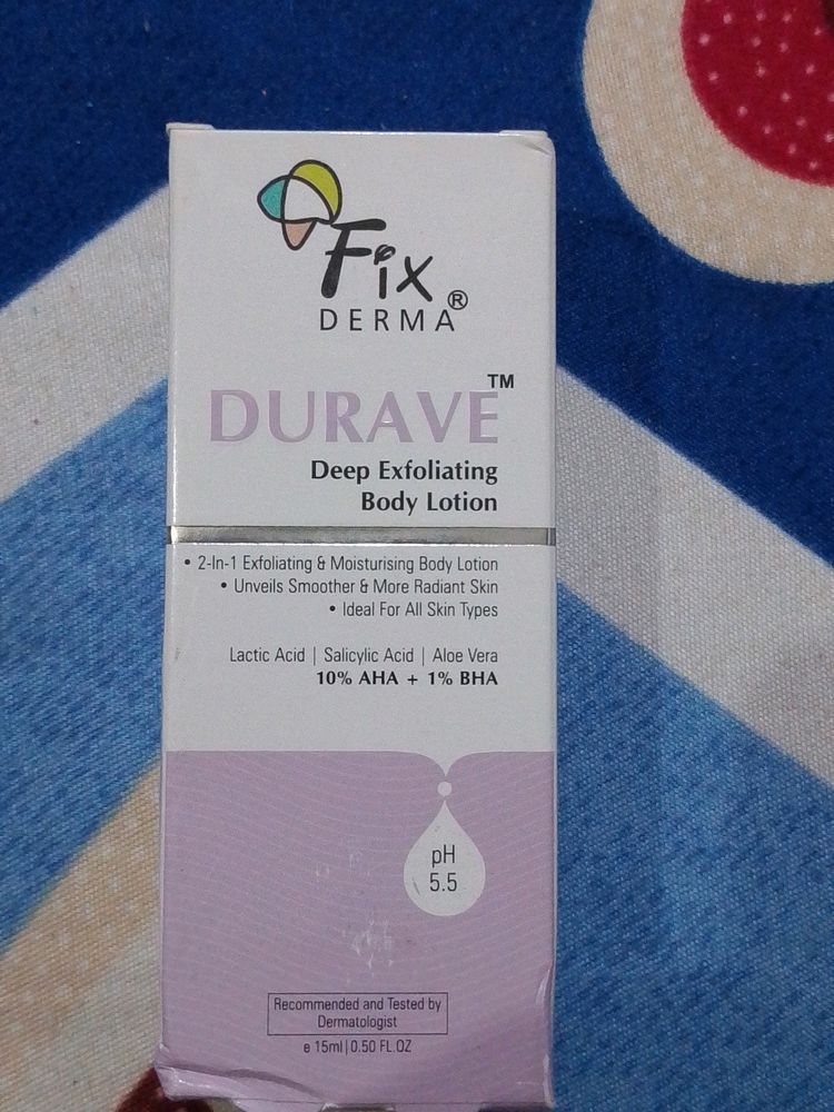 FIXDERMA DURAVE EXFOLIATING BODY LOTION