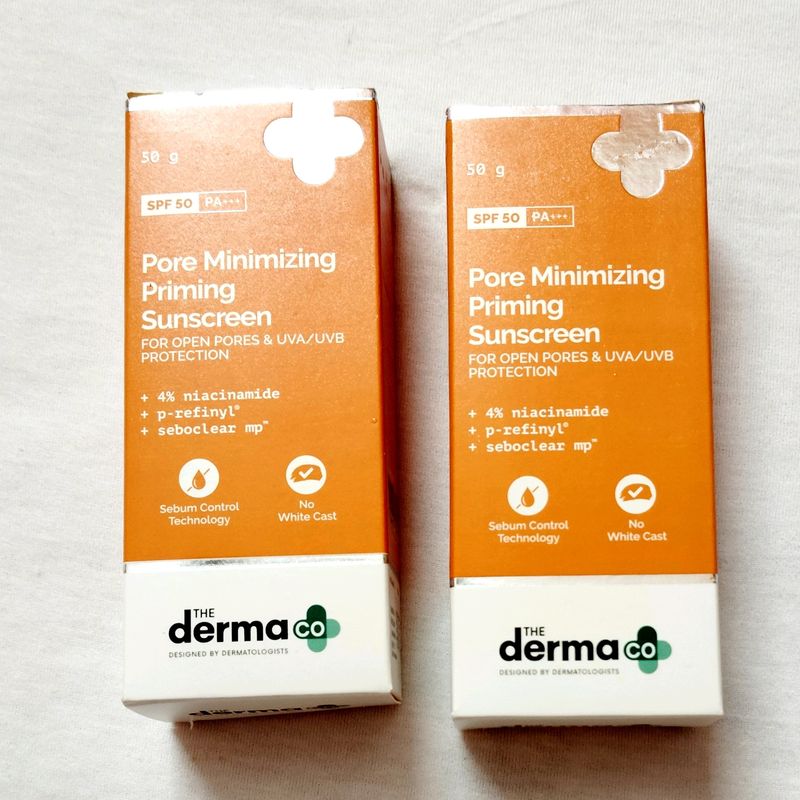 The Derma Co Pore Minimizing Sunscreen 😍